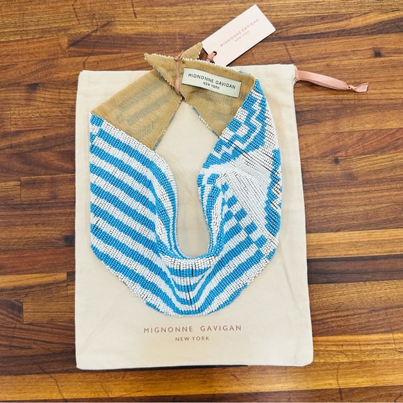 Mignonne Gavigan Jewelry - NWT - Mignonne Gavigan Aztec Beaded Scarf Necklace Mini